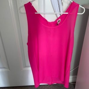 Pink dressy tank top!